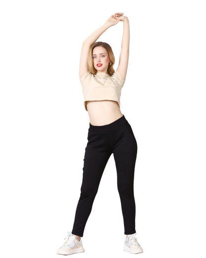 Momsee Active Fit Pants - Black