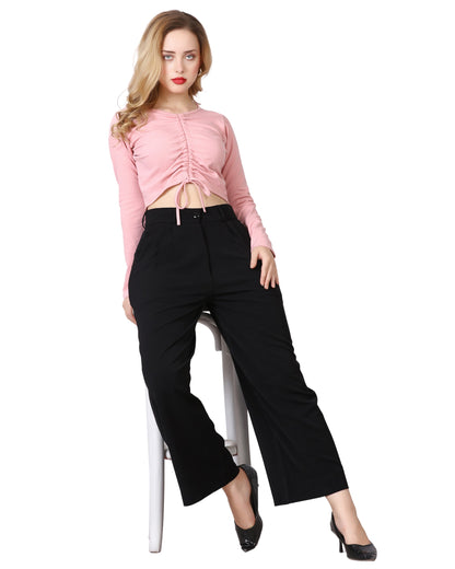 Momsee Elegant Fit Pants - Black