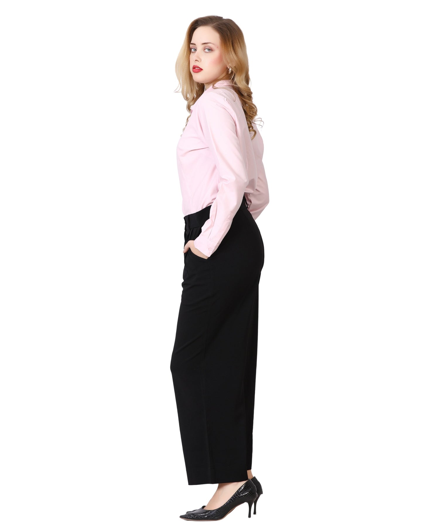 Momsee Elegant Fit Pants - Black