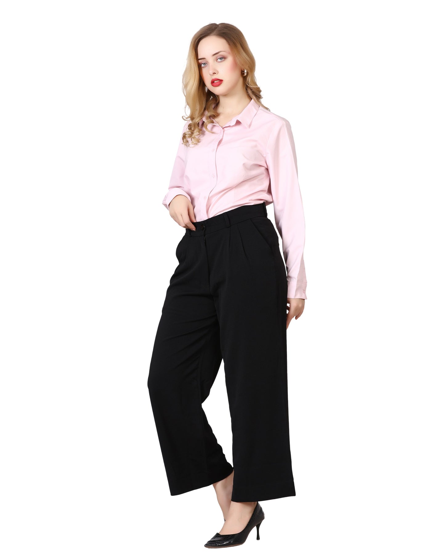 Momsee Elegant Fit Pants - Black