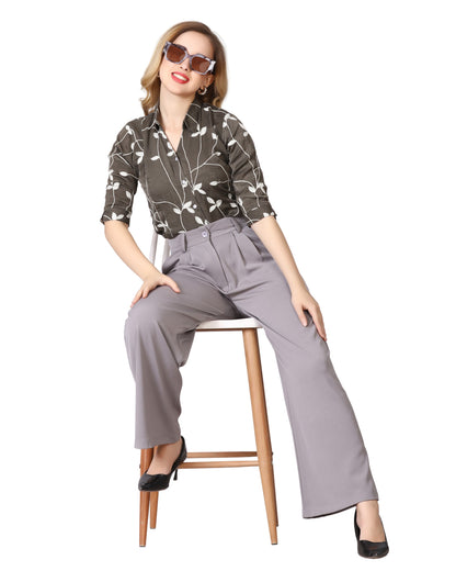 Momsee Elegant Fit Pants - LT Grey