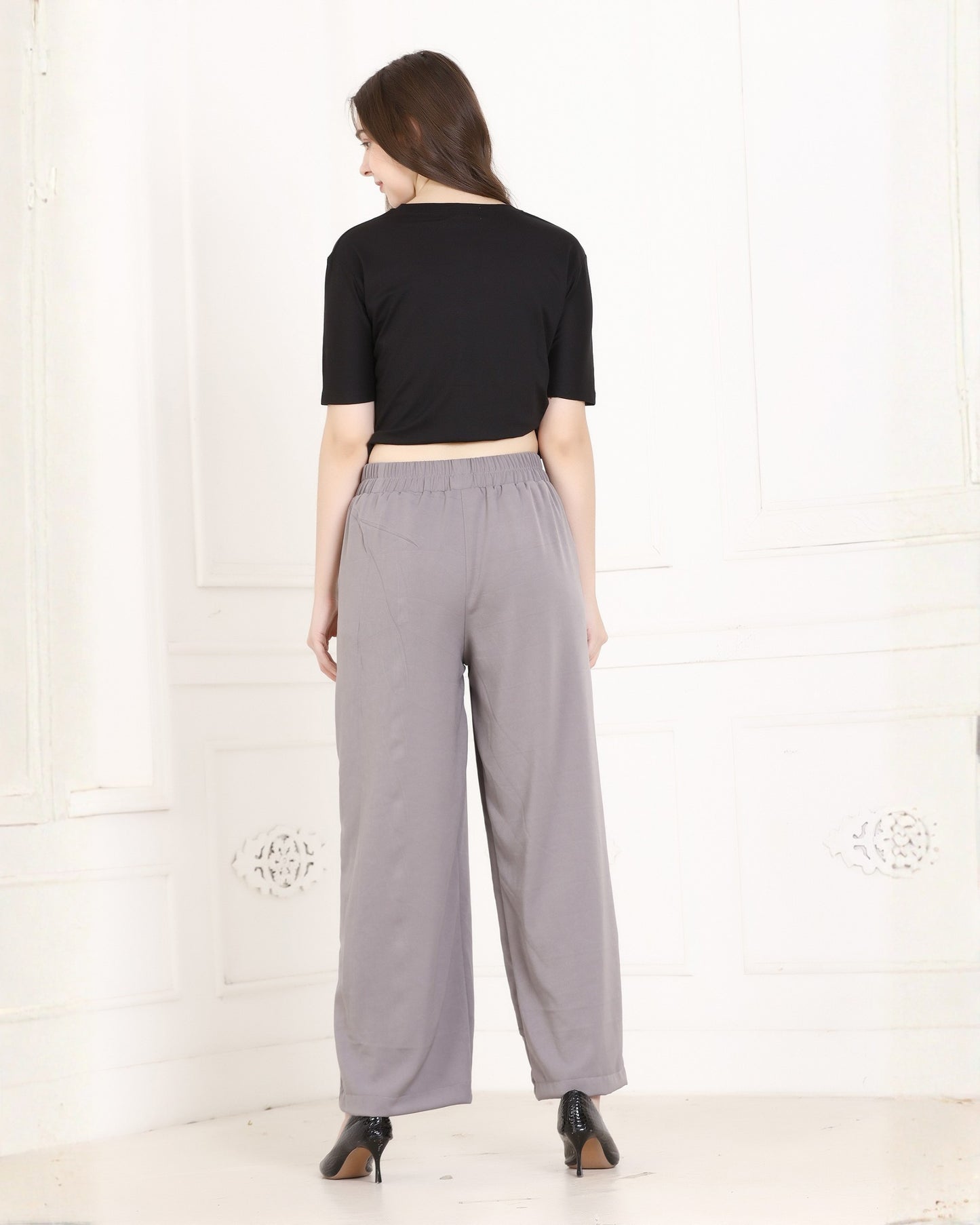 Momsee Korean Fit Pants - LT Grey