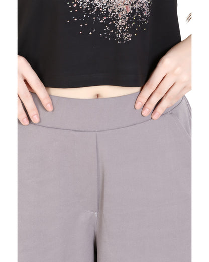 Momsee Korean Fit Pants - LT Grey