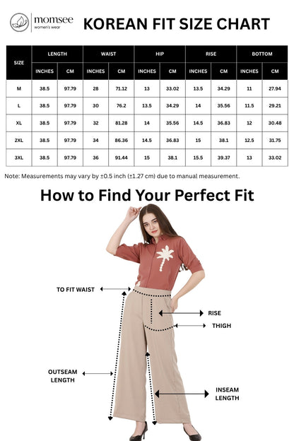 Momsee Korean Fit Pants - Grey