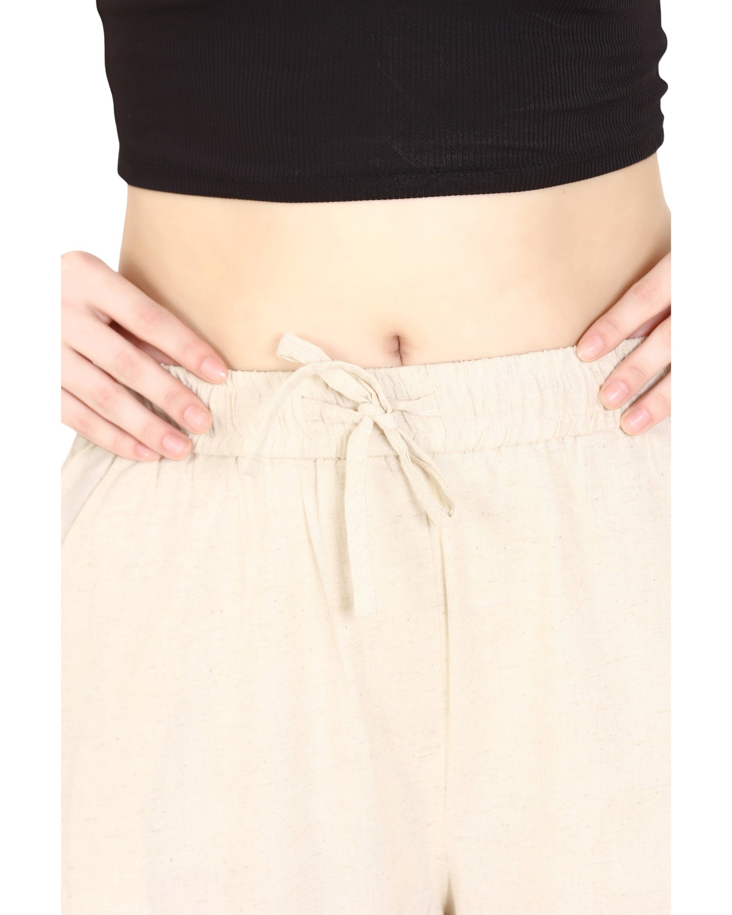 Momsee Linen Pants - Cream