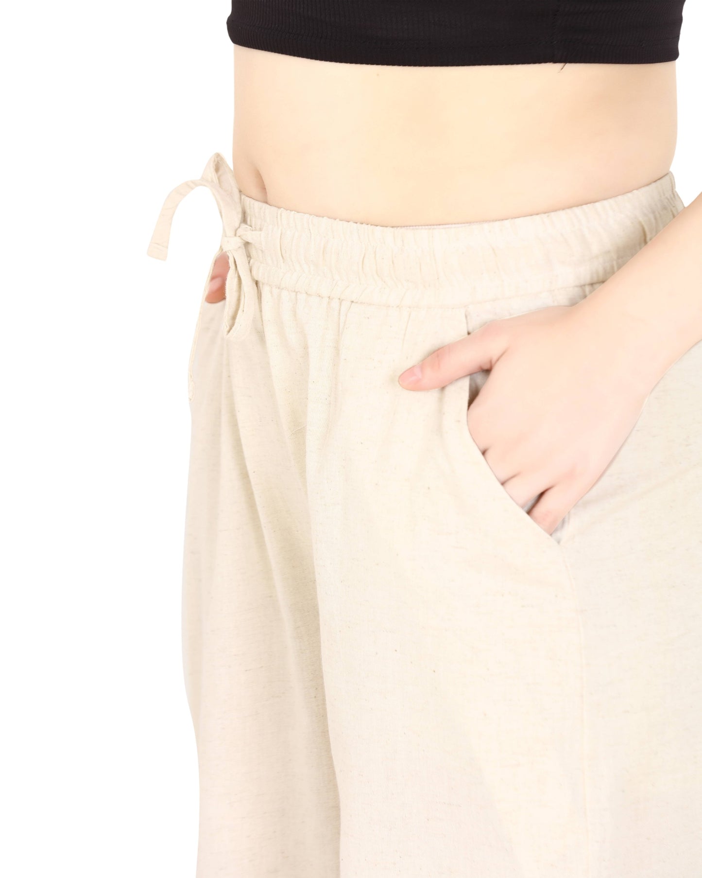 Momsee Linen Pants - Cream