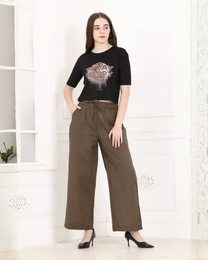 Momsee Linen Pants - Mouse