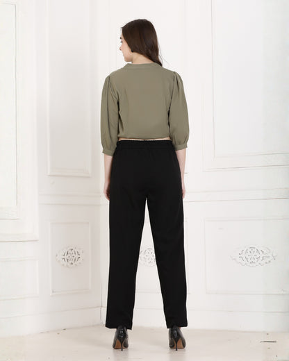 Momsee Prime Fit Pants - Black