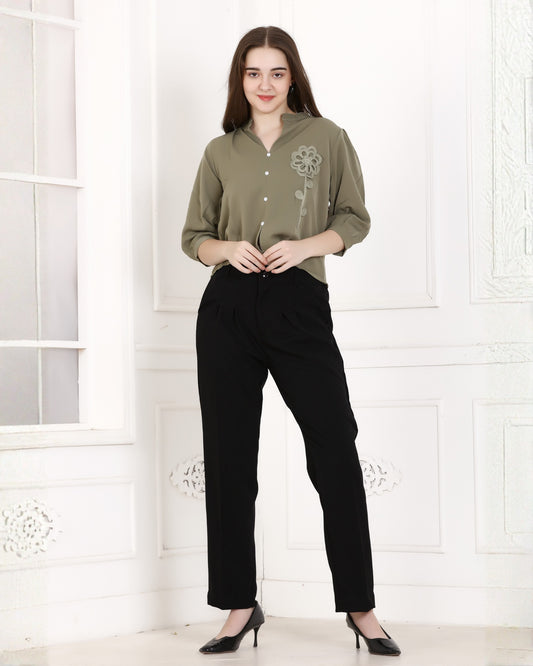 Momsee Prime Fit Pants - Black