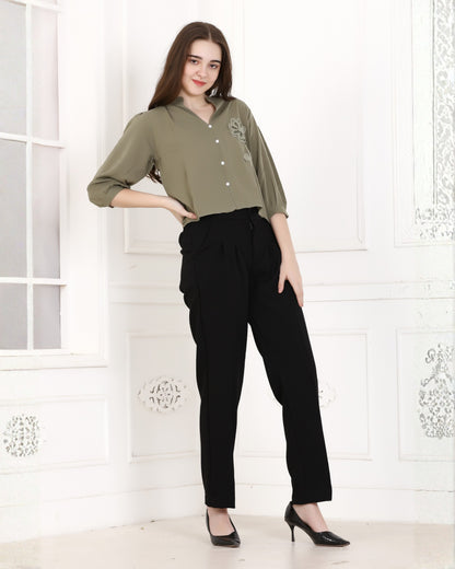 Momsee Prime Fit Pants - Black