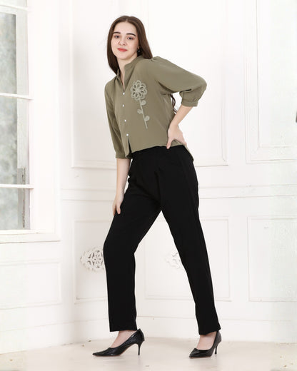 Momsee Prime Fit Pants - Black