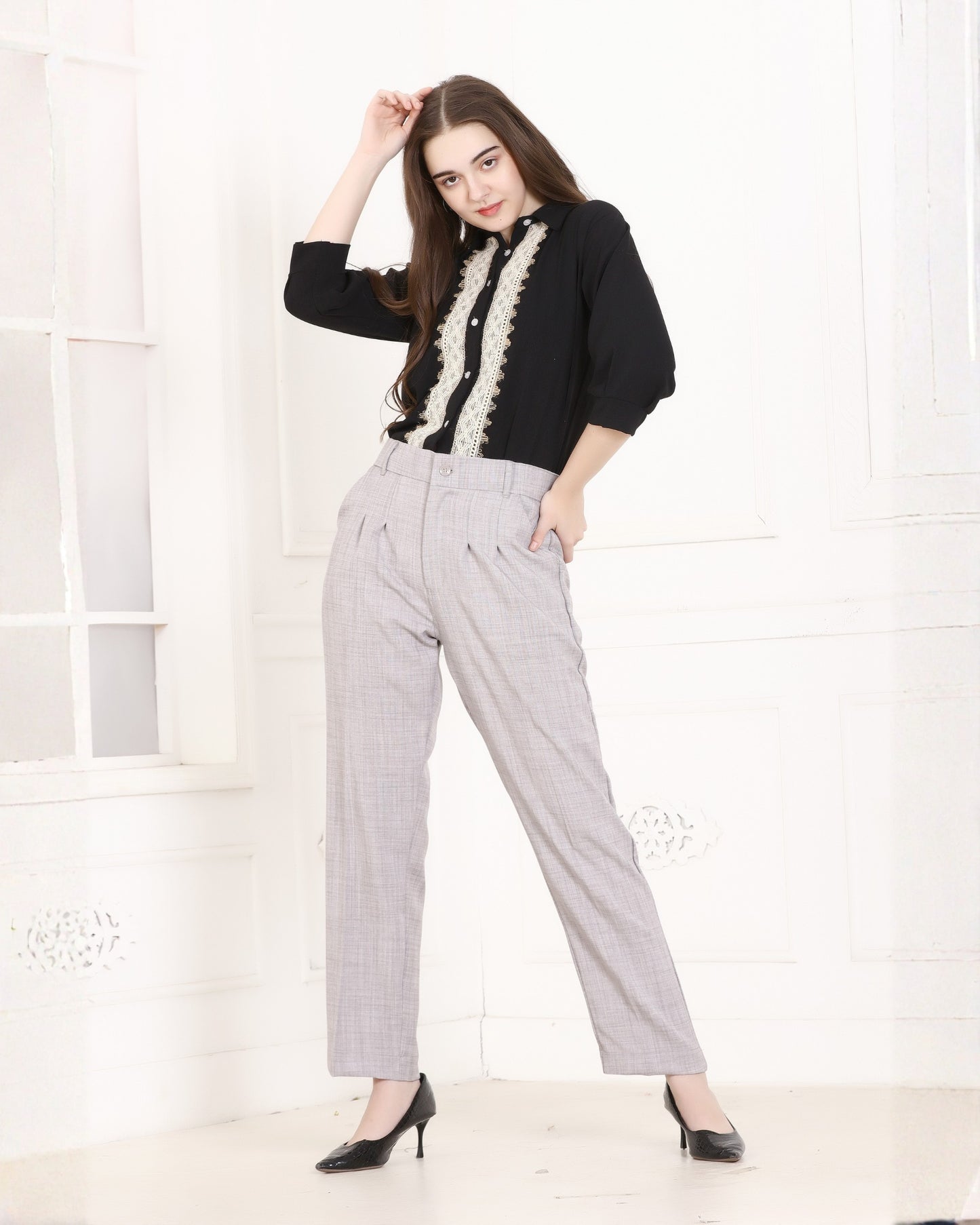 Momsee Prime Fit Pants - Cement