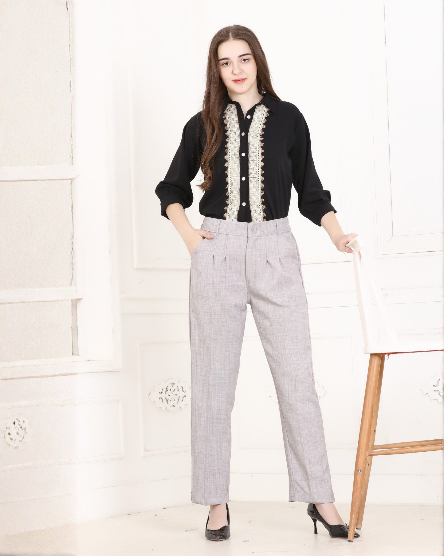 Momsee Prime Fit Pants - Cement