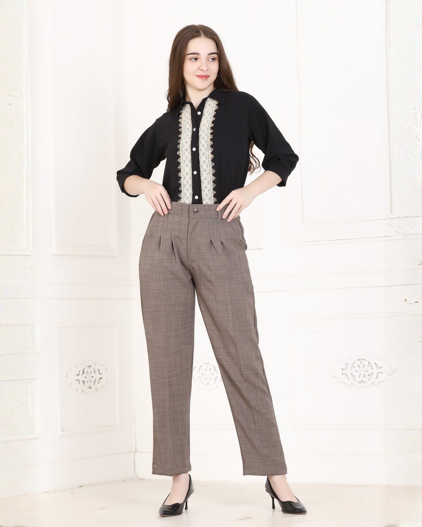 Momsee Prime Fit Pants - Dark Fone
