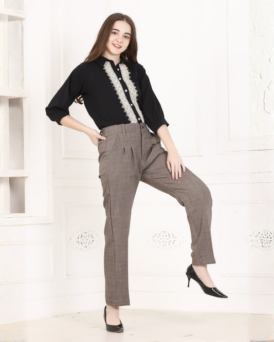 Momsee Prime Fit Pants - Dark Fone