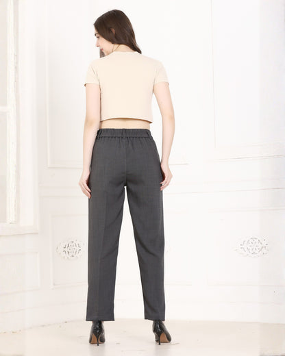 Momsee Prime Fit Pants - Dark Grey