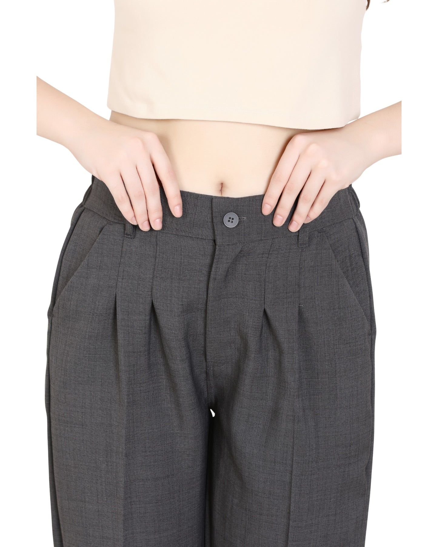Momsee Prime Fit Pants - Dark Grey