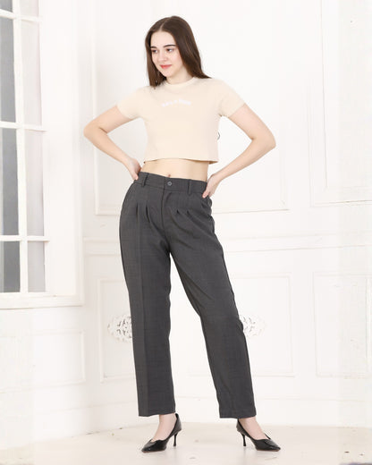 Momsee Prime Fit Pants - Dark Grey