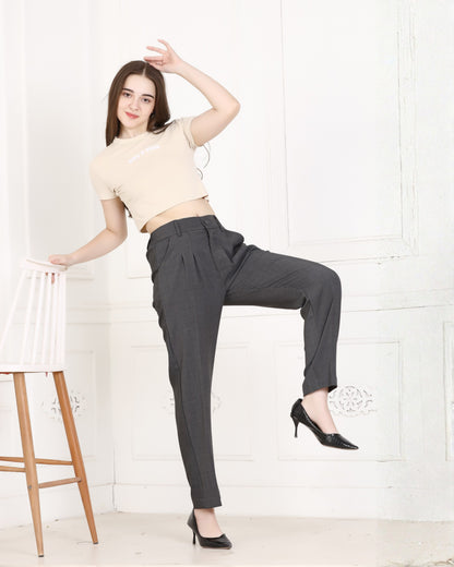 Momsee Prime Fit Pants - Dark Grey