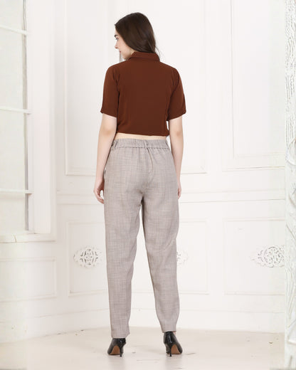 Momsee Prime Fit Pants - LT Grey