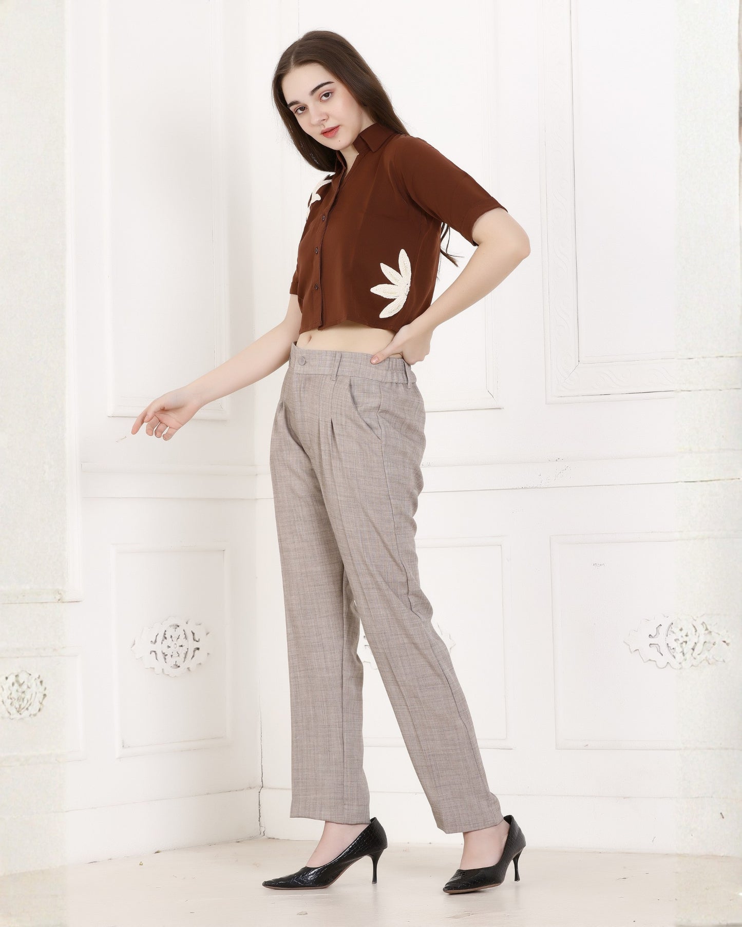 Momsee Prime Fit Pants - LT Grey