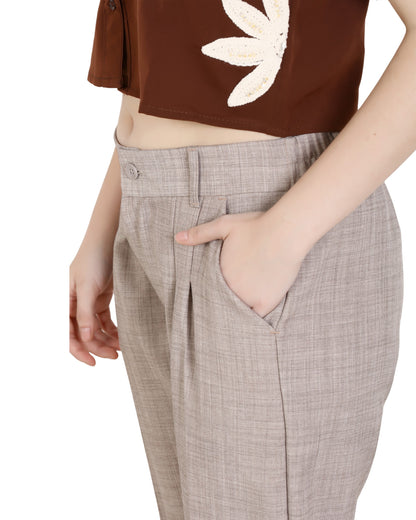 Momsee Prime Fit Pants - LT Grey