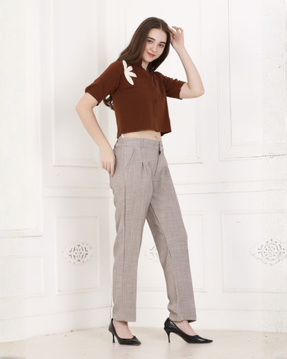 Momsee Prime Fit Pants - LT Grey