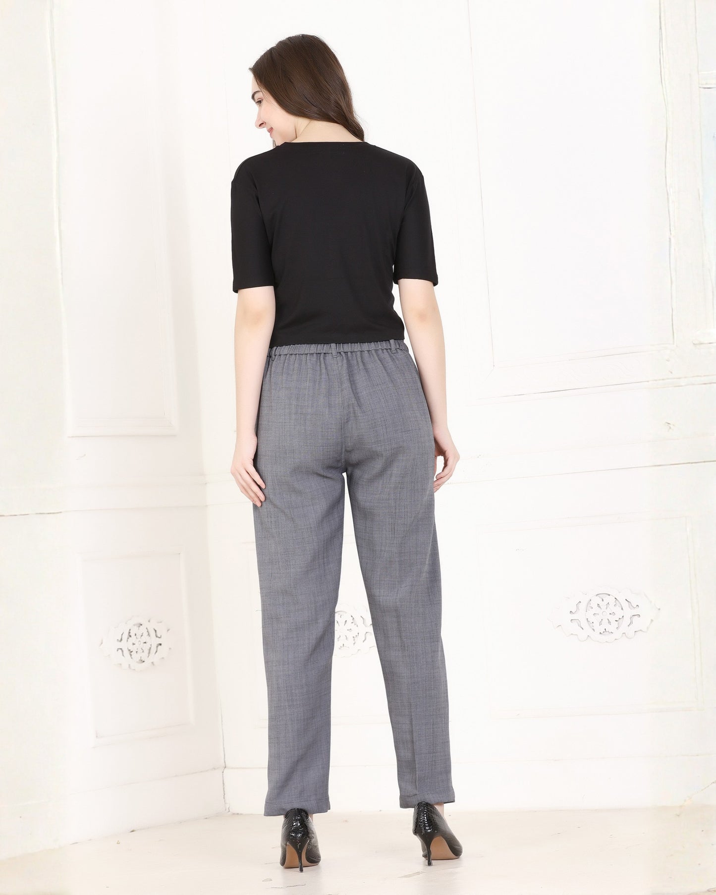Momsee Prime Fit Pants - Steel Grey