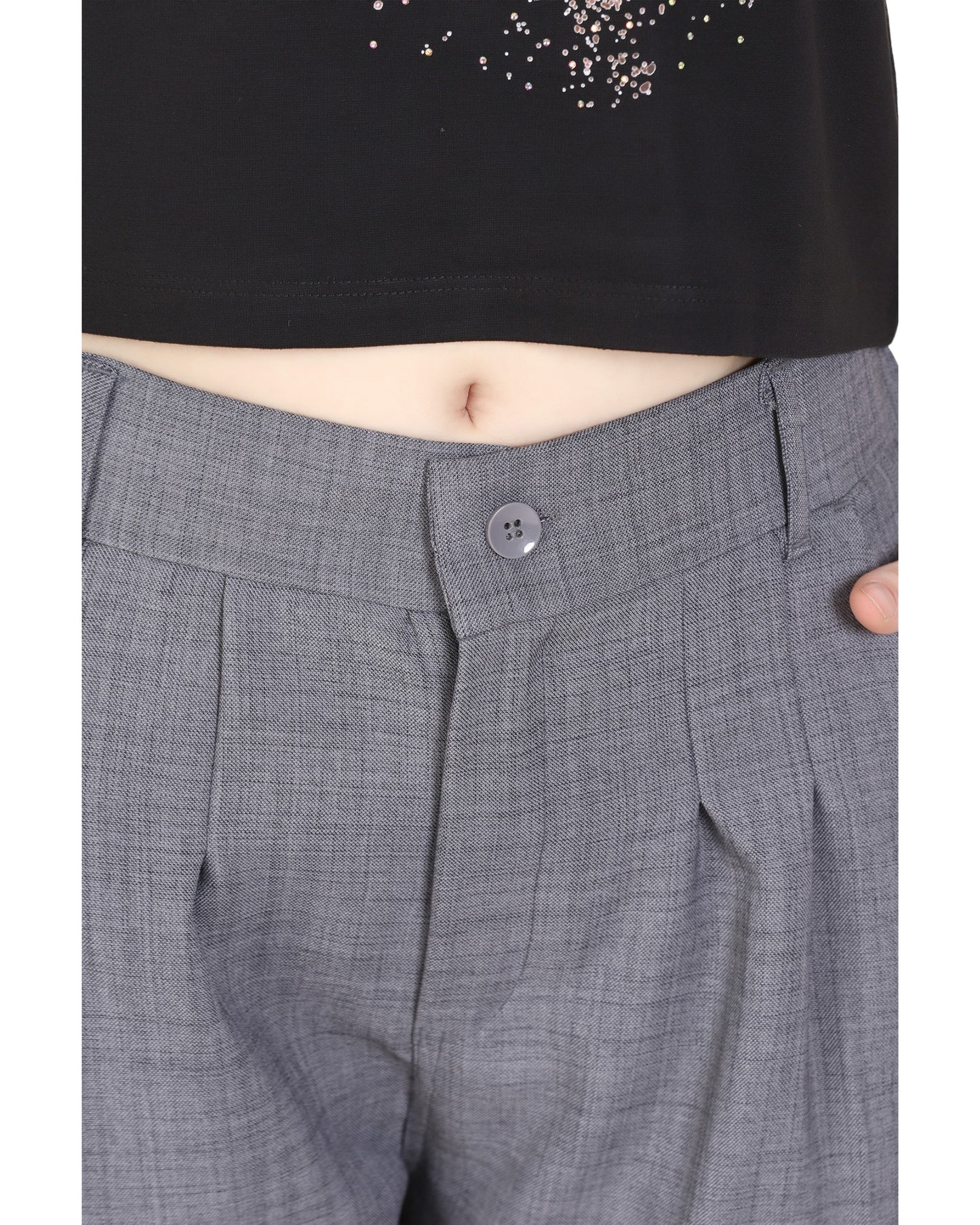 Momsee Prime Fit Pants - Steel Grey