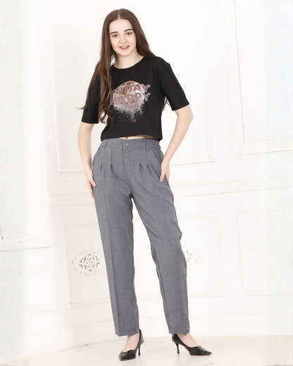Momsee Prime Fit Pants - Steel Grey