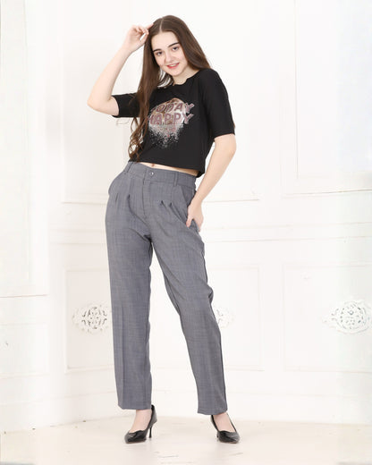 Momsee Prime Fit Pants - Steel Grey