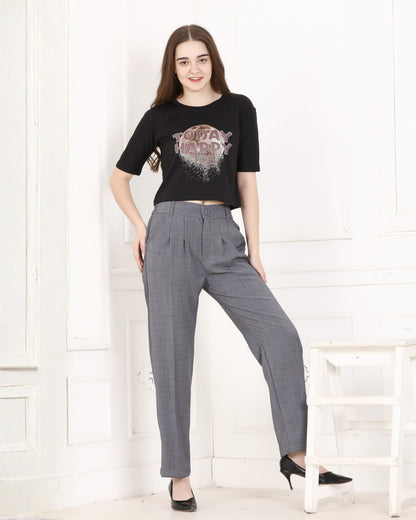 Momsee Prime Fit Pants - Steel Grey
