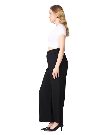 Momsee Relaxed Fit Pants - Black