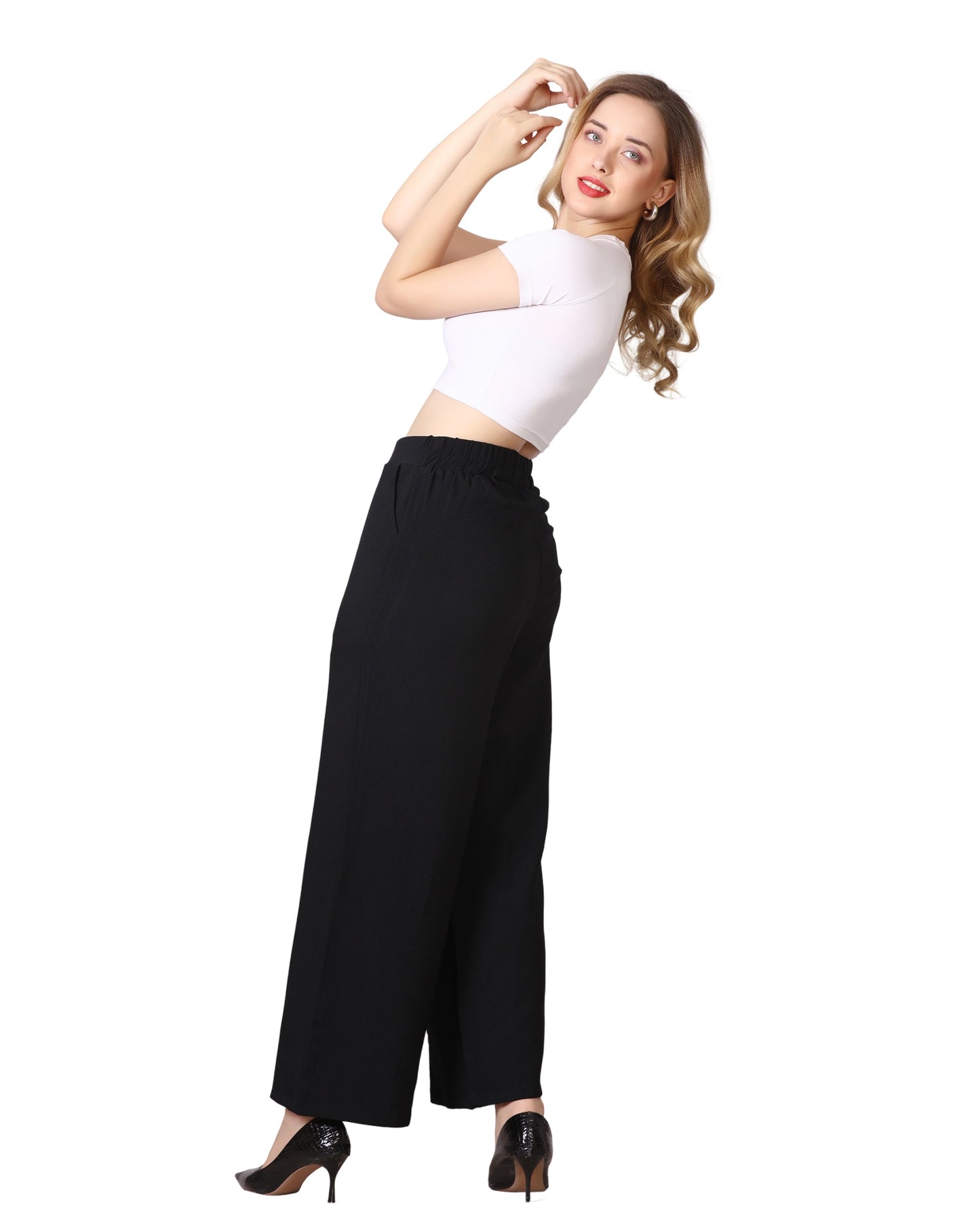Momsee Relaxed Fit Pants - Black