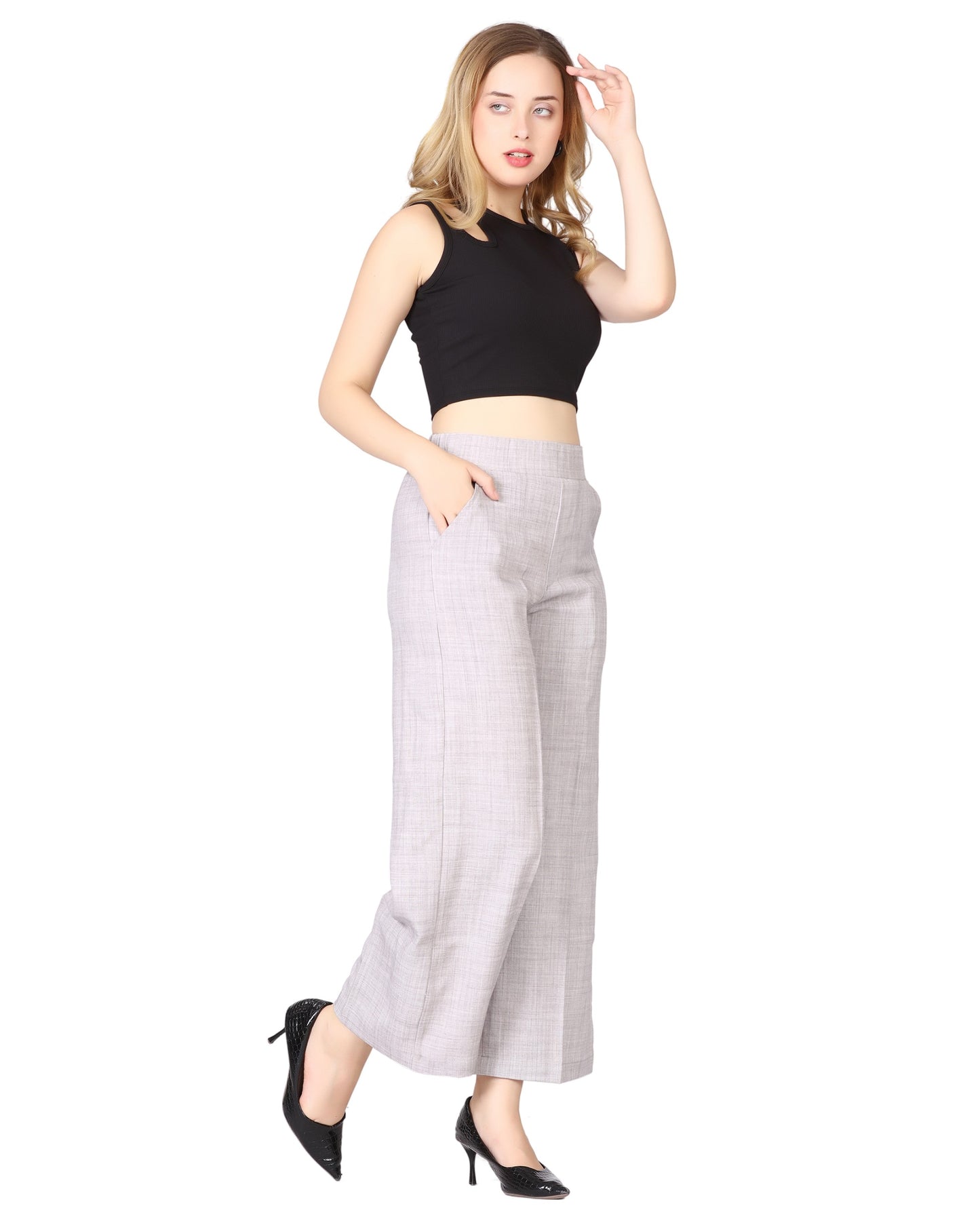 Momsee Relaxed Fit Pants - Cement