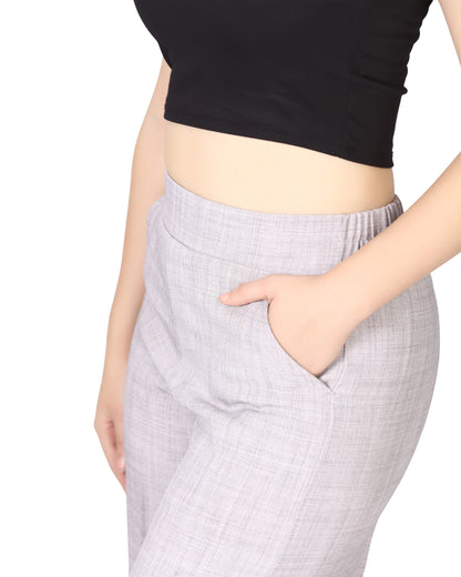 Momsee Relaxed Fit Pants - Cement