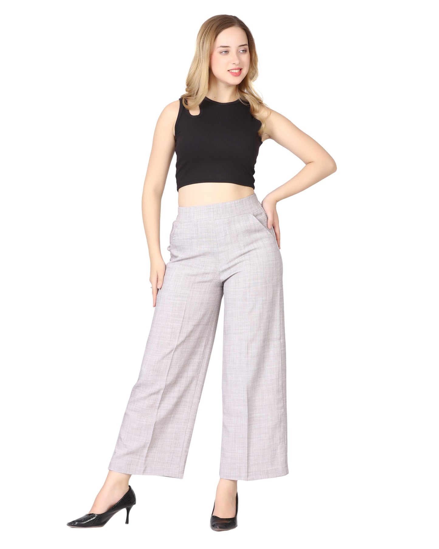 Momsee Relaxed Fit Pants - Cement