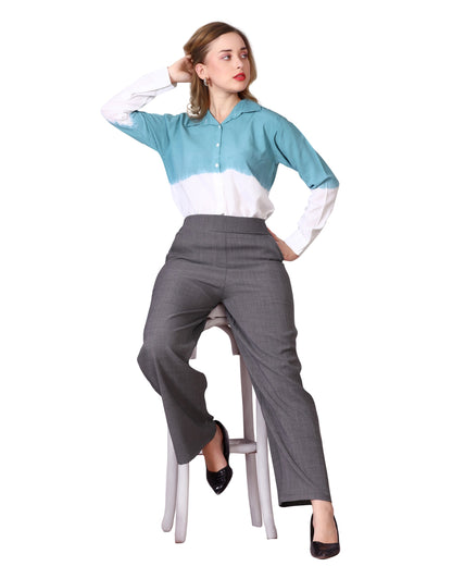 Momsee Relaxed Fit Pants - Charcole Grey