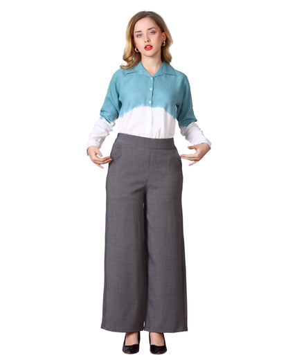 Momsee Relaxed Fit Pants - Charcole Grey