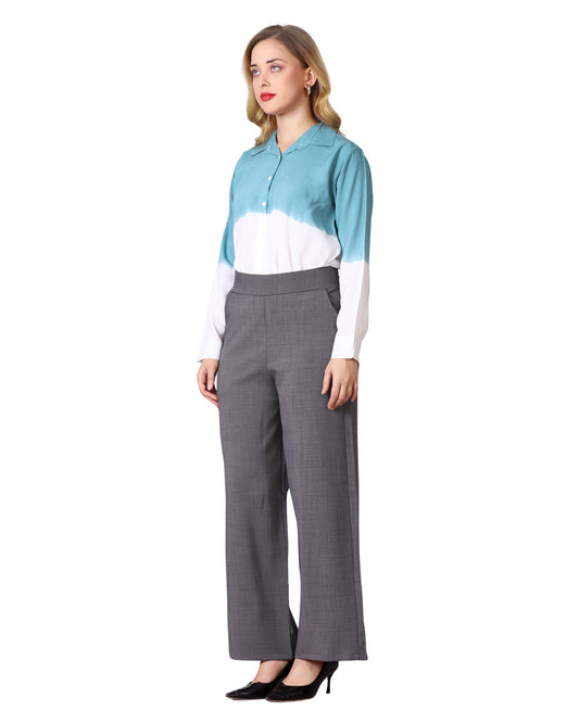 Momsee Relaxed Fit Pants - Charcole Grey