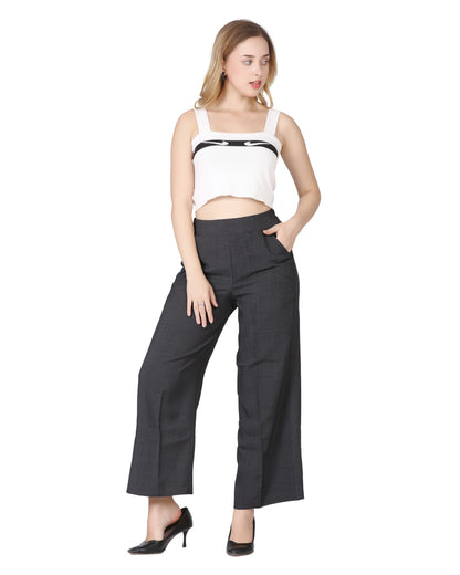 Momsee Relaxed Fit Pants - Dark Grey