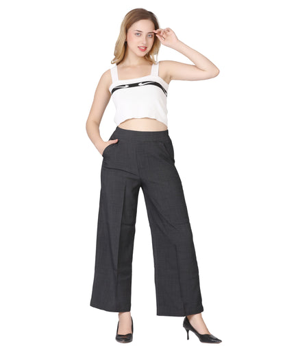 Momsee Relaxed Fit Pants - Dark Grey