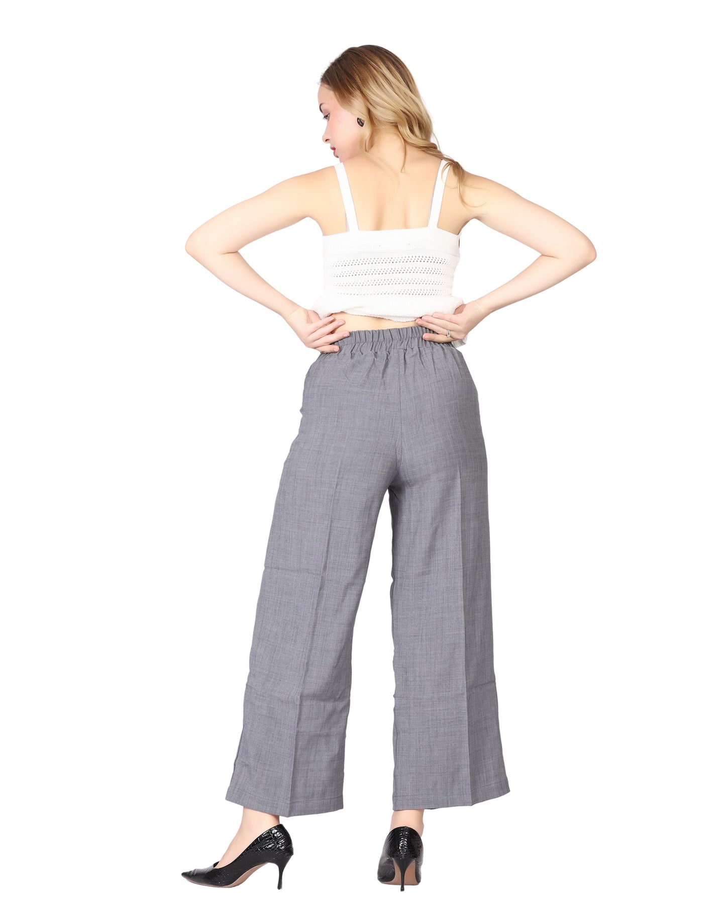 Momsee Relaxed Fit Pants - LT Grey