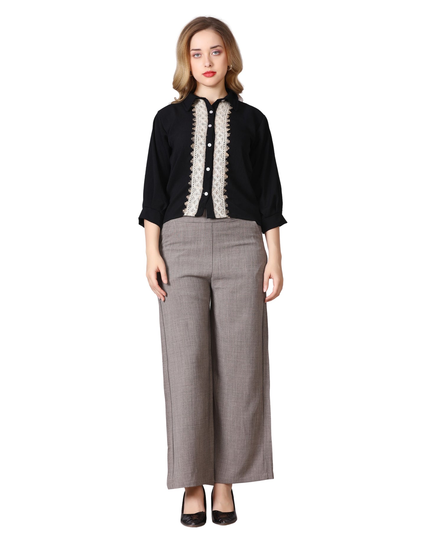 Momsee Relaxed Fit Pants - Taupe Grey