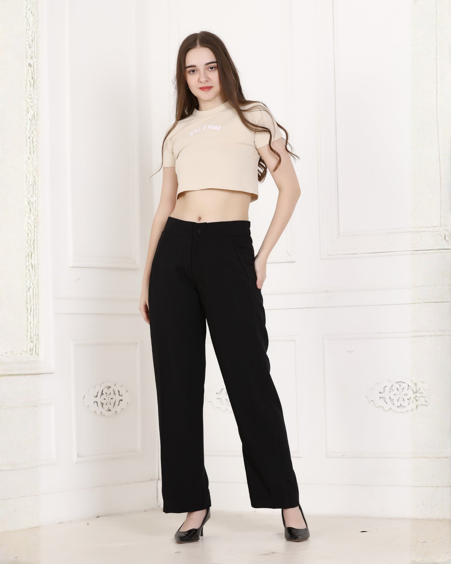 Momsee Smart Fit Pants - Black
