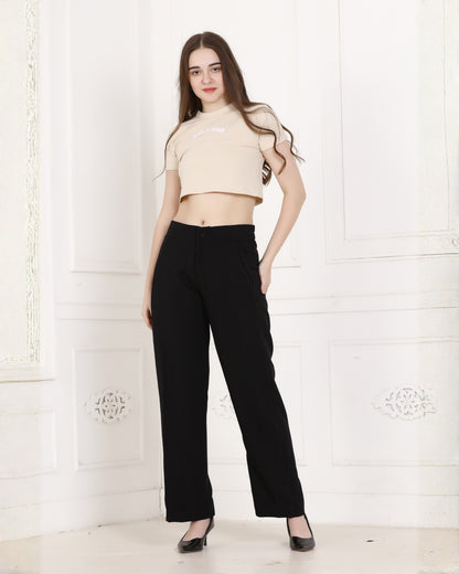Momsee Smart Fit Pants - Black