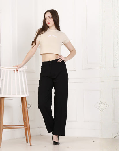 Momsee Smart Fit Pants - Black
