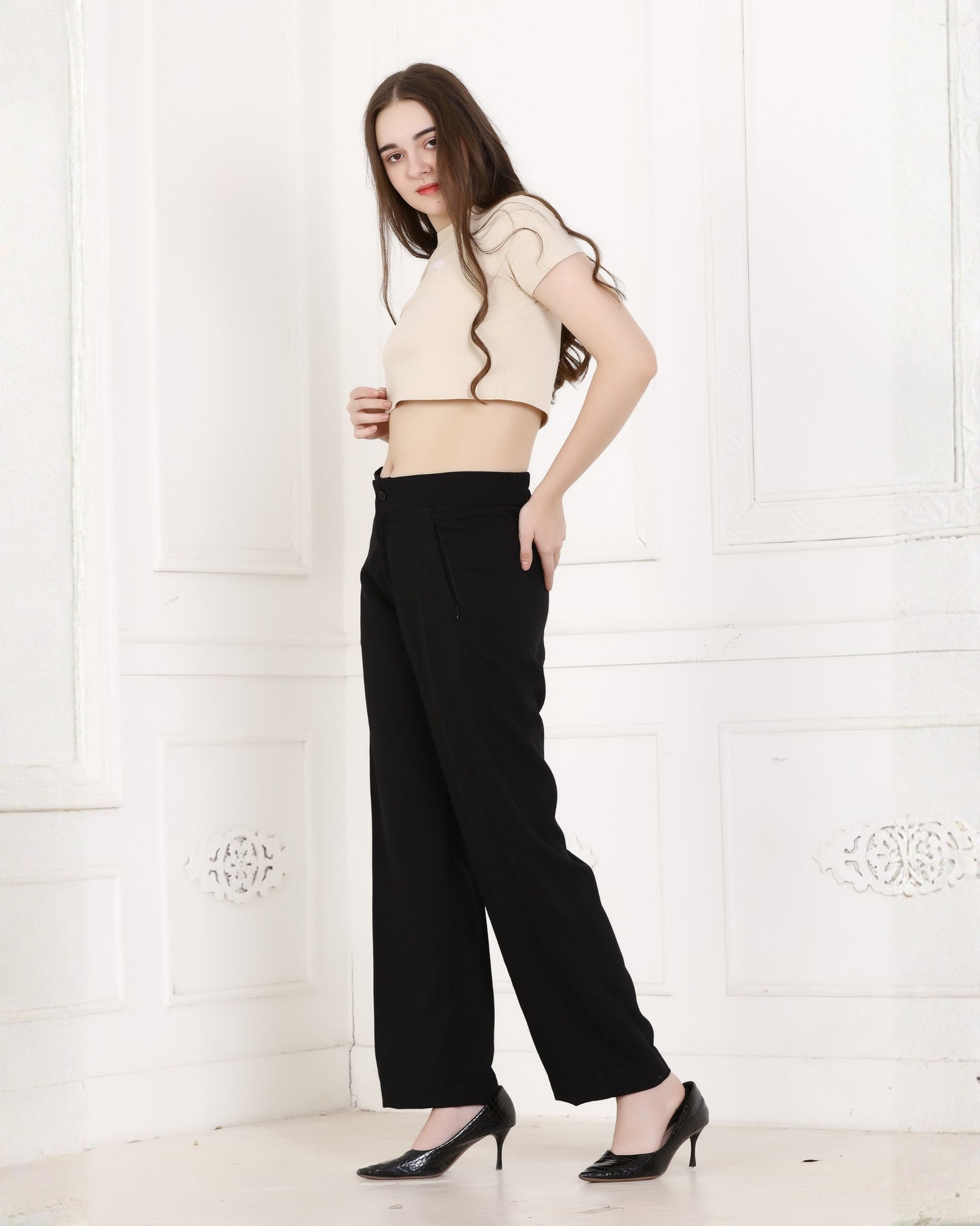 Momsee Smart Fit Pants - Black
