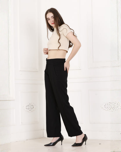 Momsee Smart Fit Pants - Black