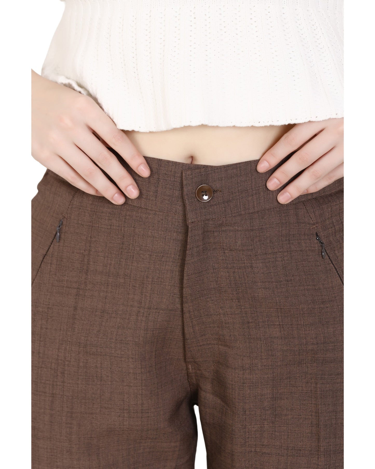 Momsee Smart Fit Pants - Brown